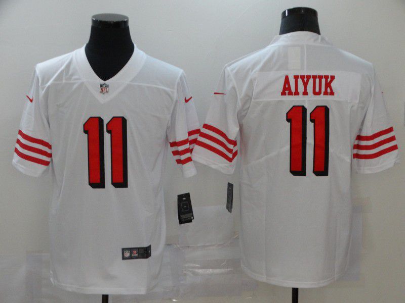 Men San Francisco 49ers #11 Aiyuk White Nike Vapor Untouchable Stitched Limited NFL Jerseys->houston texans->NFL Jersey